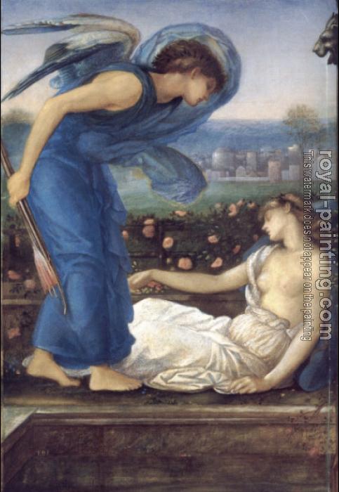 Sir Edward Coley Burne-Jones : Cupid Finding Psyche